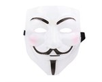 Maske - Anonymous (Hvid)